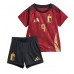 Echipament fotbal Belgia Leandro Trossard #9 Tricou Acasa European 2024 pentru copii maneca scurta (+ Pantaloni scurti)